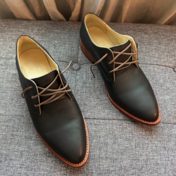 Nisolo Shoes - Nisolo Oxford James Shoes in Black